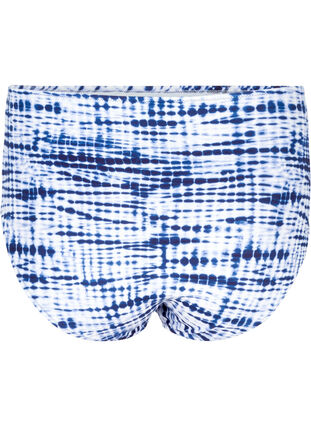 Højtaljet bikini underdel med print, Tie Dye Print, Packshot image number 1