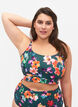 Printet bikini top med regulerbare stropper, Meave Print, Model image number 0
