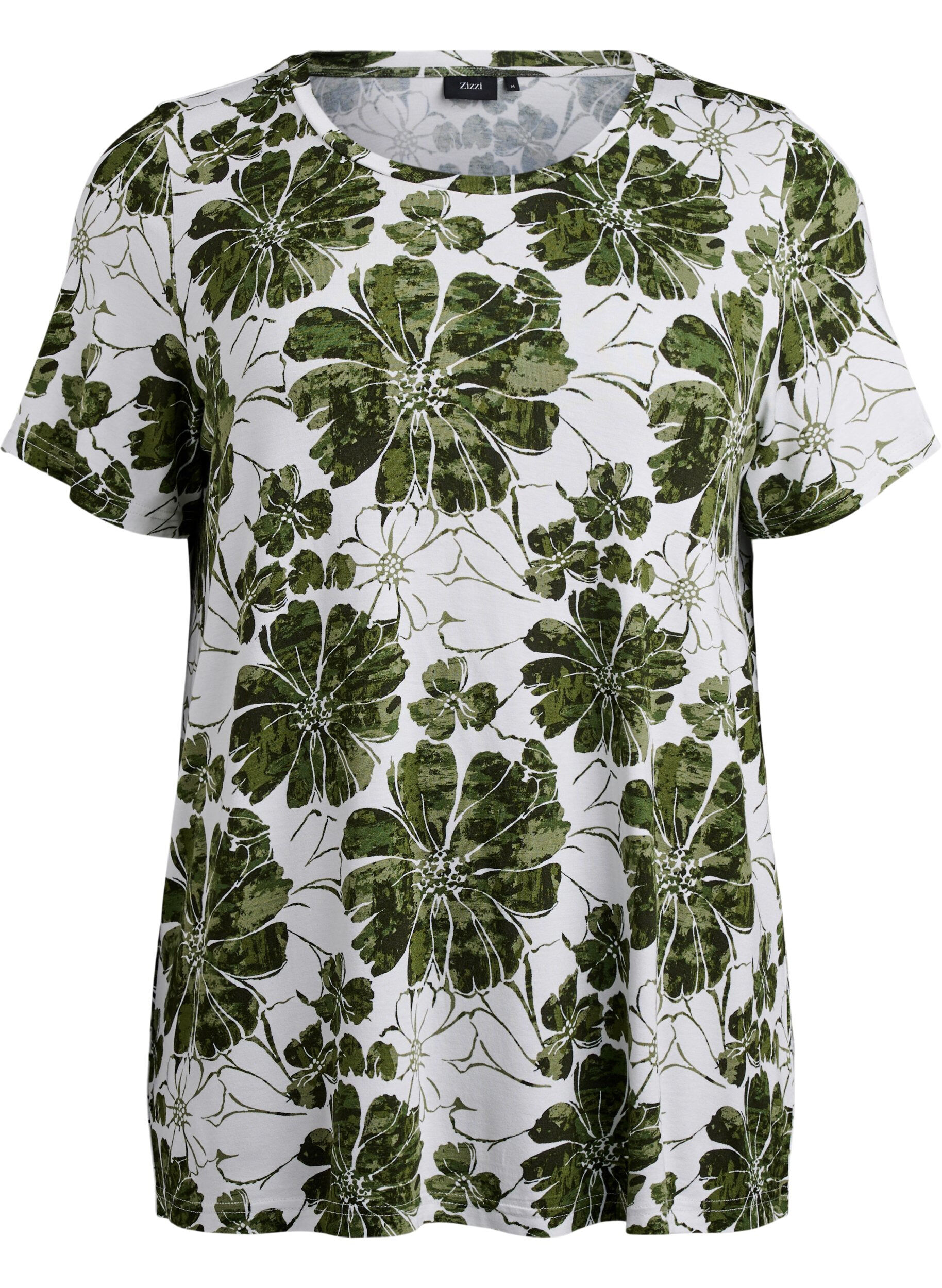T-shirt med blomsterprint