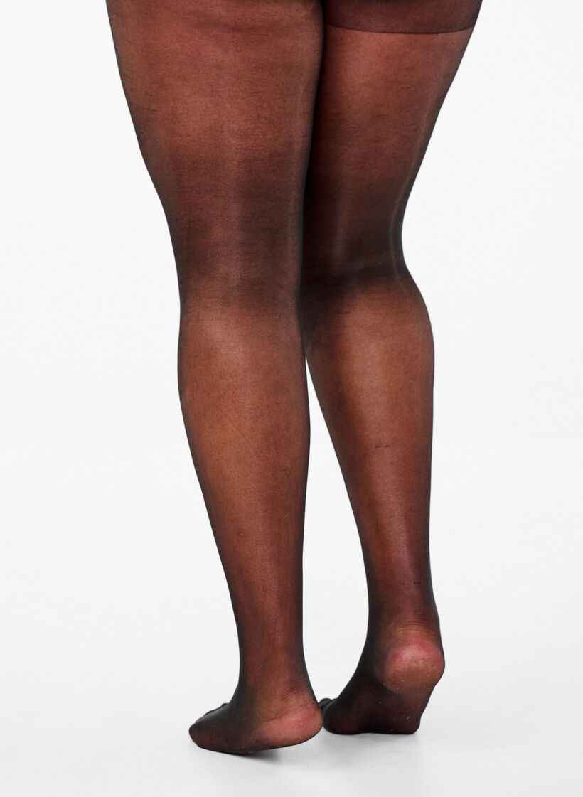 L&oslash;befri 30 denier str&oslash;mpebuks, Sort, Model image number 1