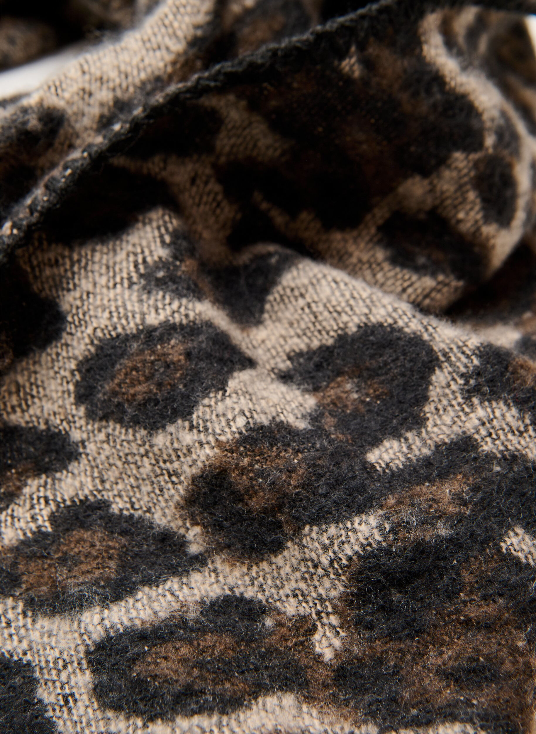 Zizzi Bl&oslash;dt t&oslash;rkl&aelig;der med m&oslash;nster og varme farver, Brun, Packshot image number 1