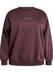 Sweatshirt med statement-detalje, Brun, Packshot image number 0