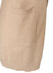 Lang strikcardigan i viskosemix, Beige, Packshot image number 3