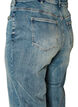 Kiana straight fit jeans med let slidt look, Bl&aring;, Packshot image number 3