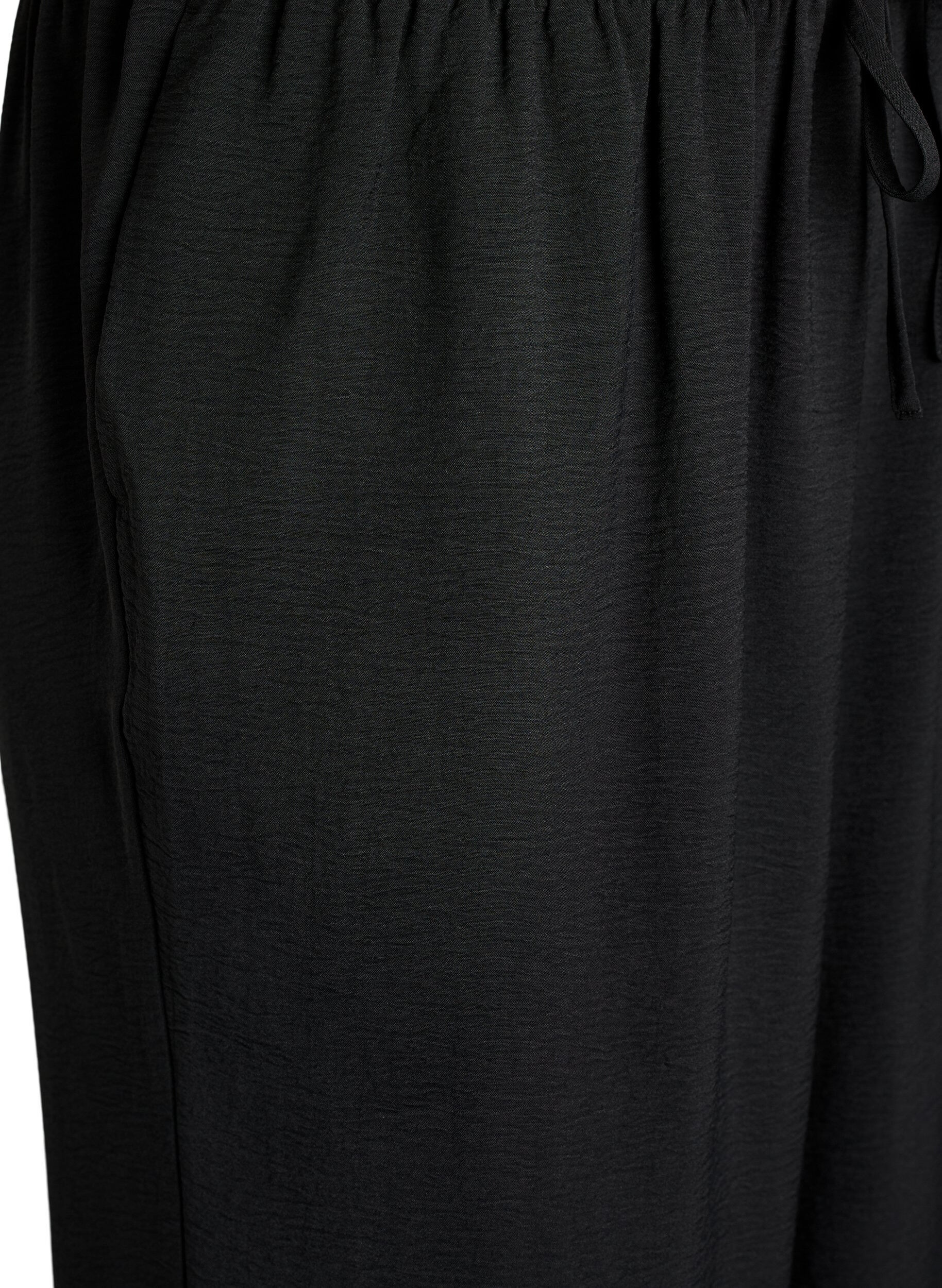 Zizzi Ballonbukser med h&oslash;j talje, Sort, Packshot image number 2