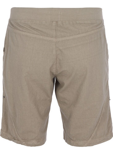 Løse shorts i bomuld, Elephant Skin, Packshot image number 1