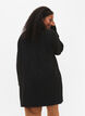 Meleret strik cardigan med lommer, Gr&aring;, Model image number 2