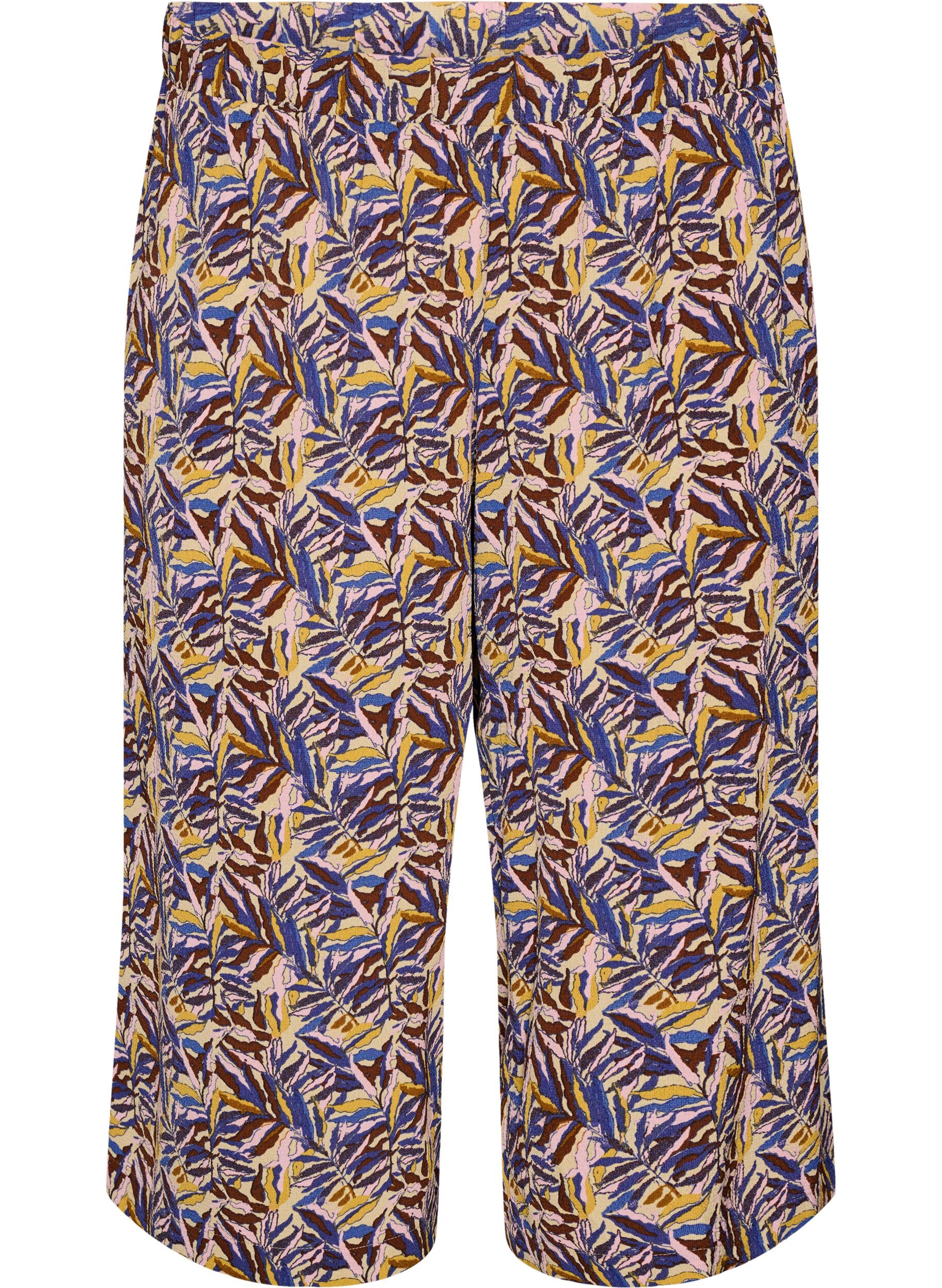 ZizziCulottebukser med print, Beige, Packshot image number 0