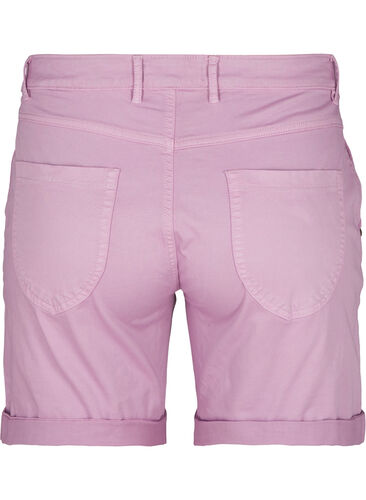 Regular fit shorts i bomuld , Lavender Mist, Packshot image number 1