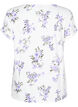 T-shirt med blomsterprint, Lilla, Packshot image number 1