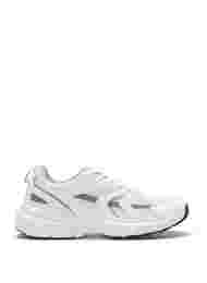 Wide fit sneakers, White