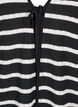 Cardigan med bindebånd, Black White stripe, Packshot image number 2