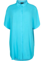 Lang skjorte i viskose, Blue Atoll