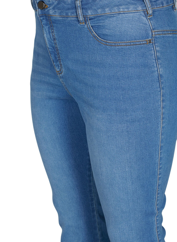 Ellen bootcut jeans med høj talje, Blå, Packshot image number 2