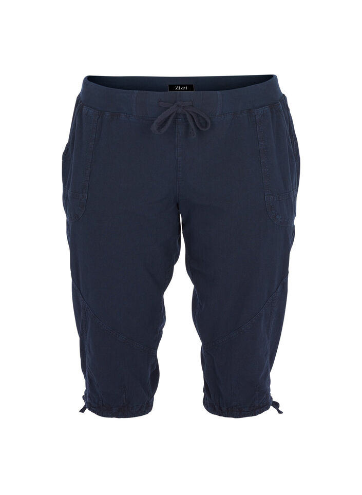 Knickers i bomuld, Bl&aring;, Packshot image number 0