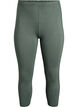 Basis 3/4 leggings i viskose, Gr&oslash;n, Packshot image number 0