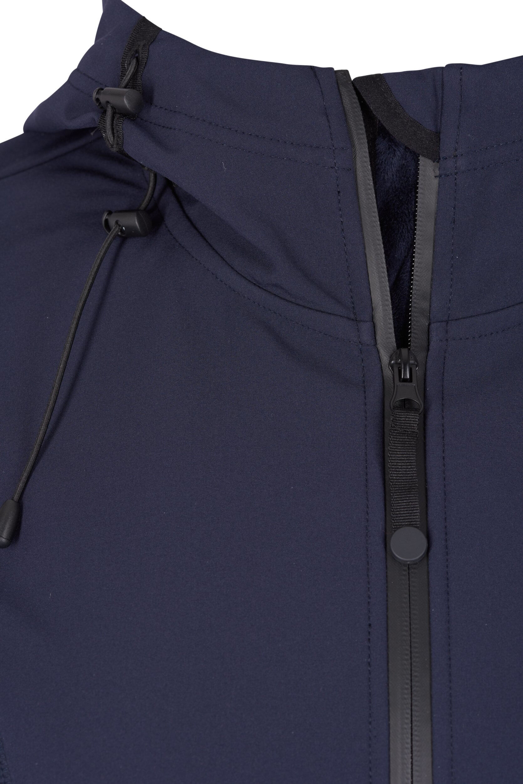 Zizzi Kort softshell jakke med h&aelig;tte, Night Sky, Packshot image number 2
