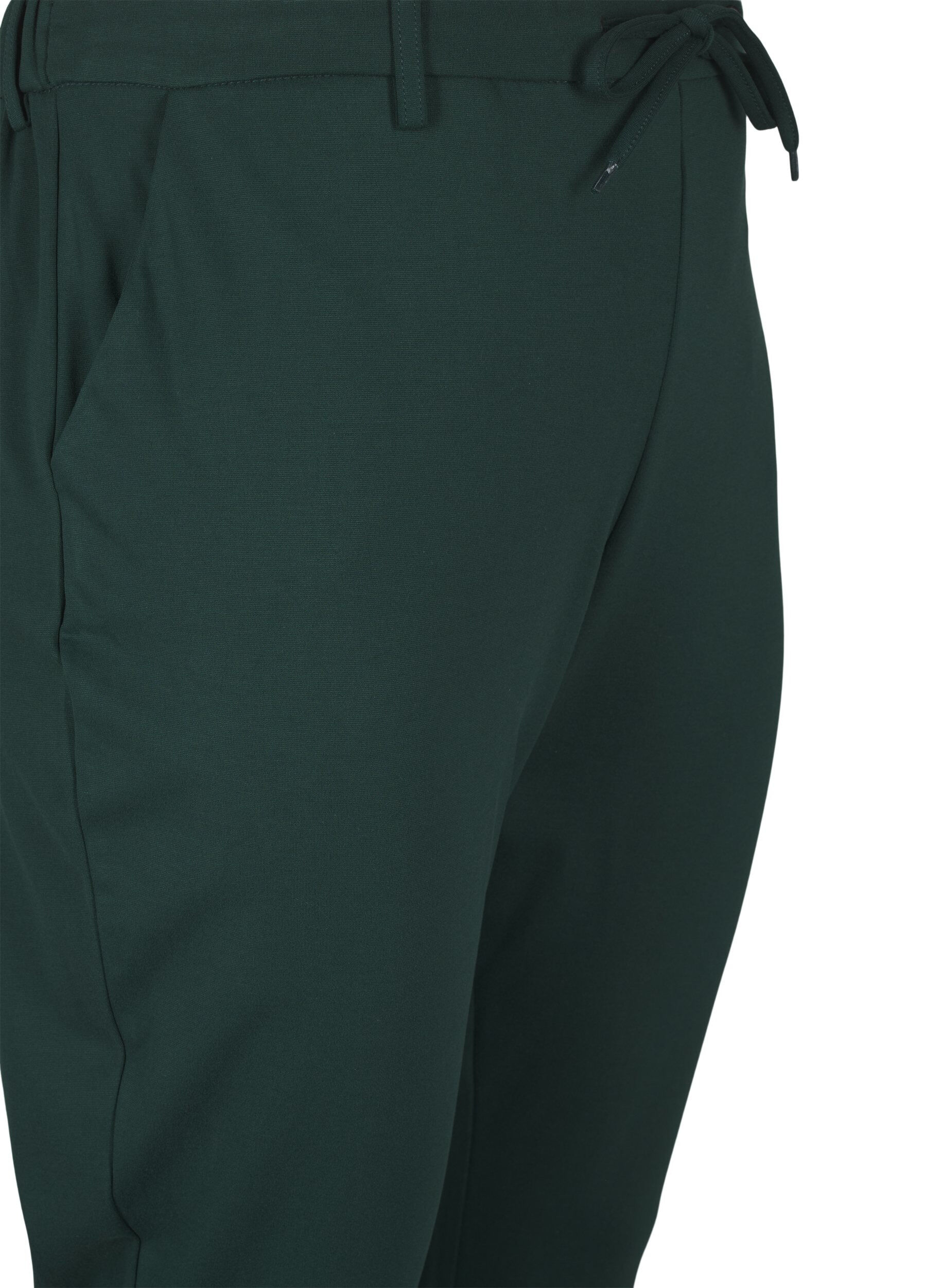ZizziCropped Maddison bukser, Gr&oslash;n, Packshot image number 2