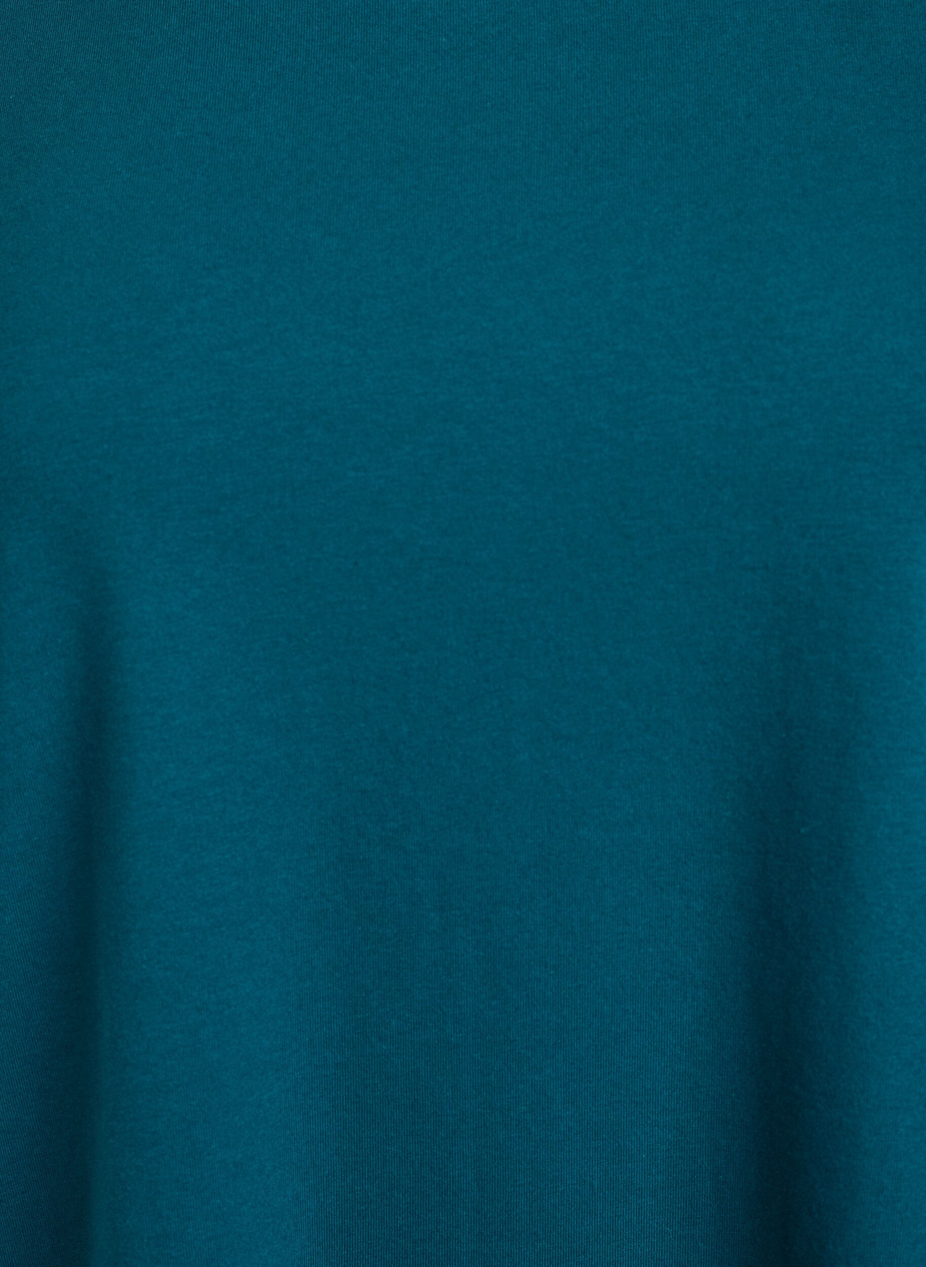 Zizzi Basis jerseybluse med lange &aelig;rmer, Gr&oslash;n, Packshot image number 2