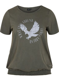Økologisk bomulds t-shirt med smock, Ivy Acid Eagle AS S