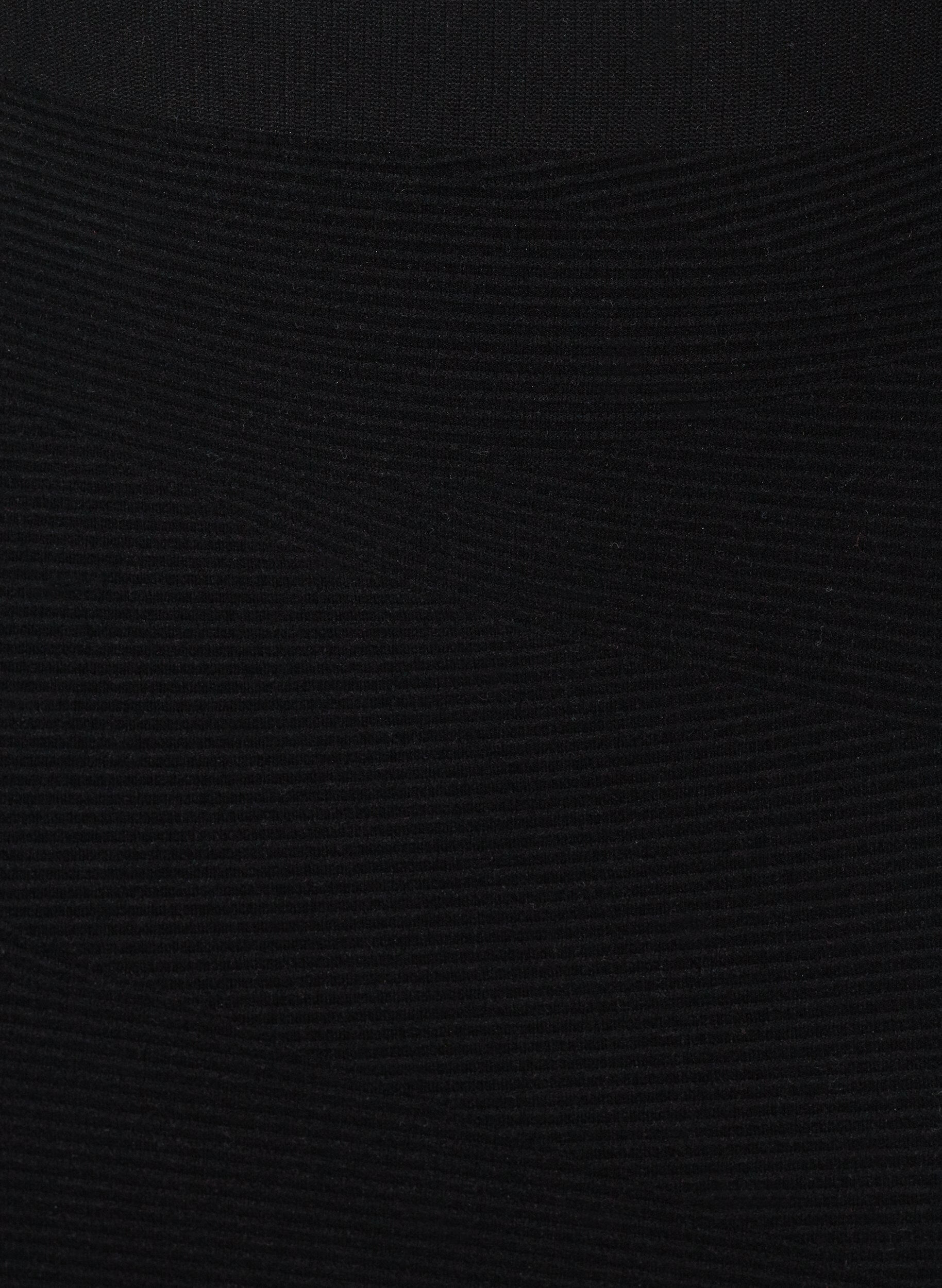 Zizzi T&aelig;tsiddende seamless nederdel , Black, Packshot image number 2