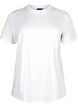 Basis t-shirt i bomuld med rund hals, Hvid, Packshot image number 0