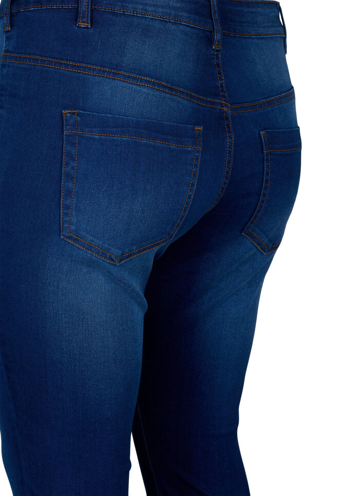 Viona jeans med regulær talje, Blå, Packshot image number 3
