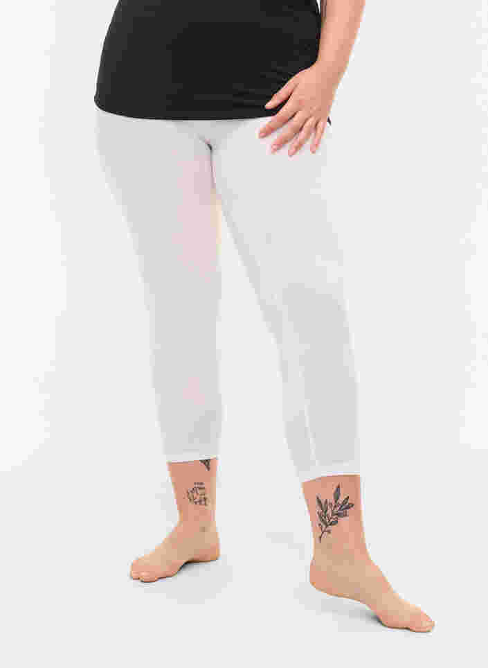 Basis 3/4 leggings, Bright White, Model image number 2