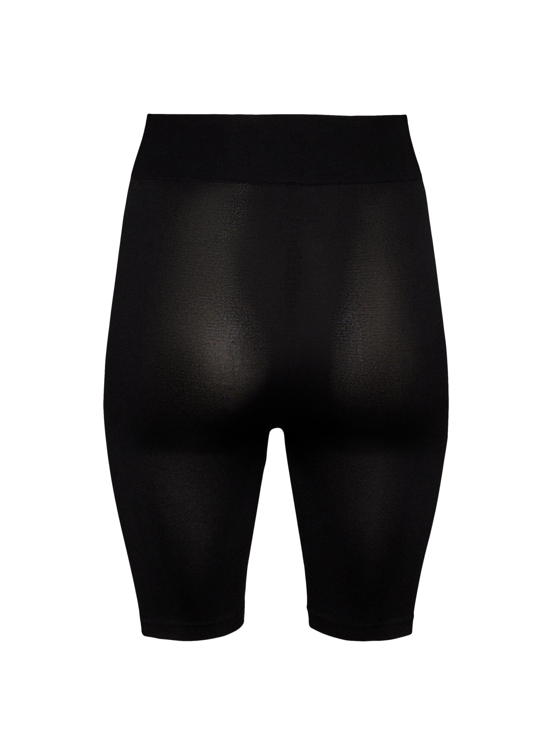 ZizziSeamless cykelshorts, Sort, Packshot image number 1