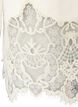 Strikbluse med raglan&aelig;rmer og bred blondekant, Beige, Packshot image number 4
