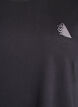 Ensfarvet tr&aelig;nings t-shirt, Sort, Packshot image number 2