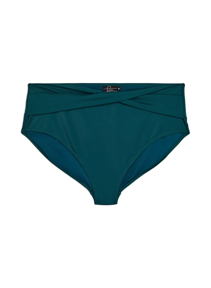 Bikini trusse med wrapdetalje, Gr&oslash;n, Packshot