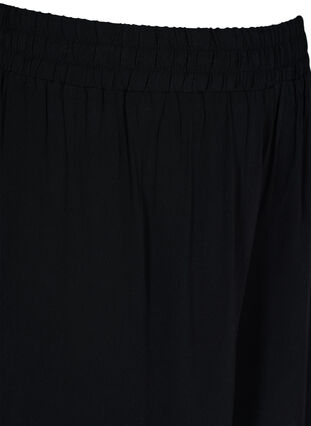 Løstsiddende shorts med blomsterprint, Black, Packshot image number 2