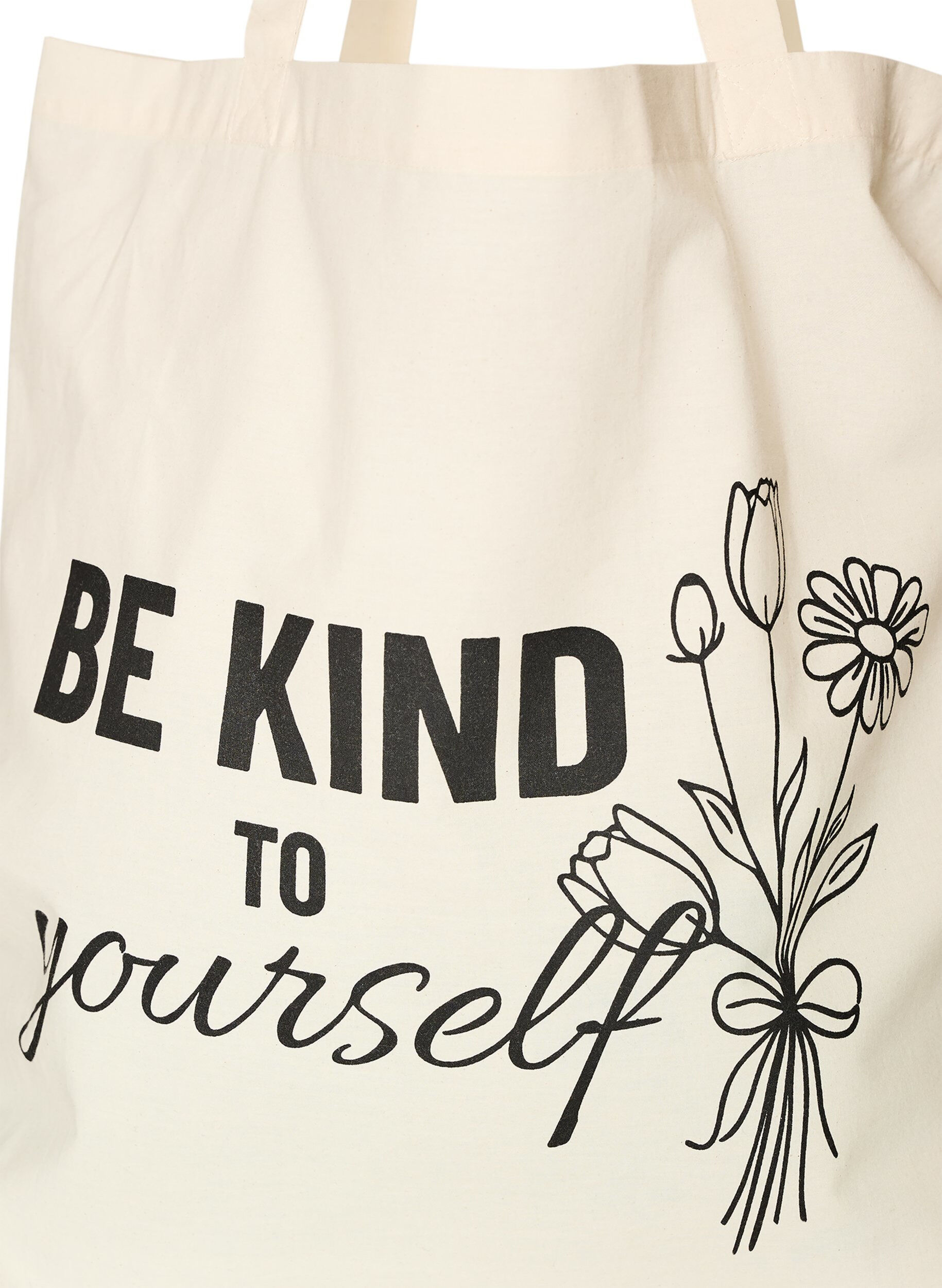 ZizziTotebag med print, Sort, Packshot image number 2