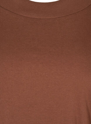 Kortærmet t-shirt med bred rib i halsen, Rocky Road, Packshot image number 2