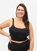 Bikini top med regulerbare stropper, Black, Model image number 0