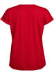 Kort&aelig;rmet t-shirt i bomuldsblanding, R&oslash;d, Packshot image number 1