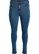 Amy jeans med h&oslash;j talje og super slim fit, Bl&aring;, Packshot image number 0