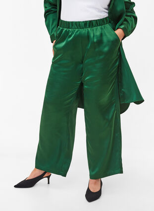Løse bukser med lommer og elastikkant, Formal Garden, Model image number 2
