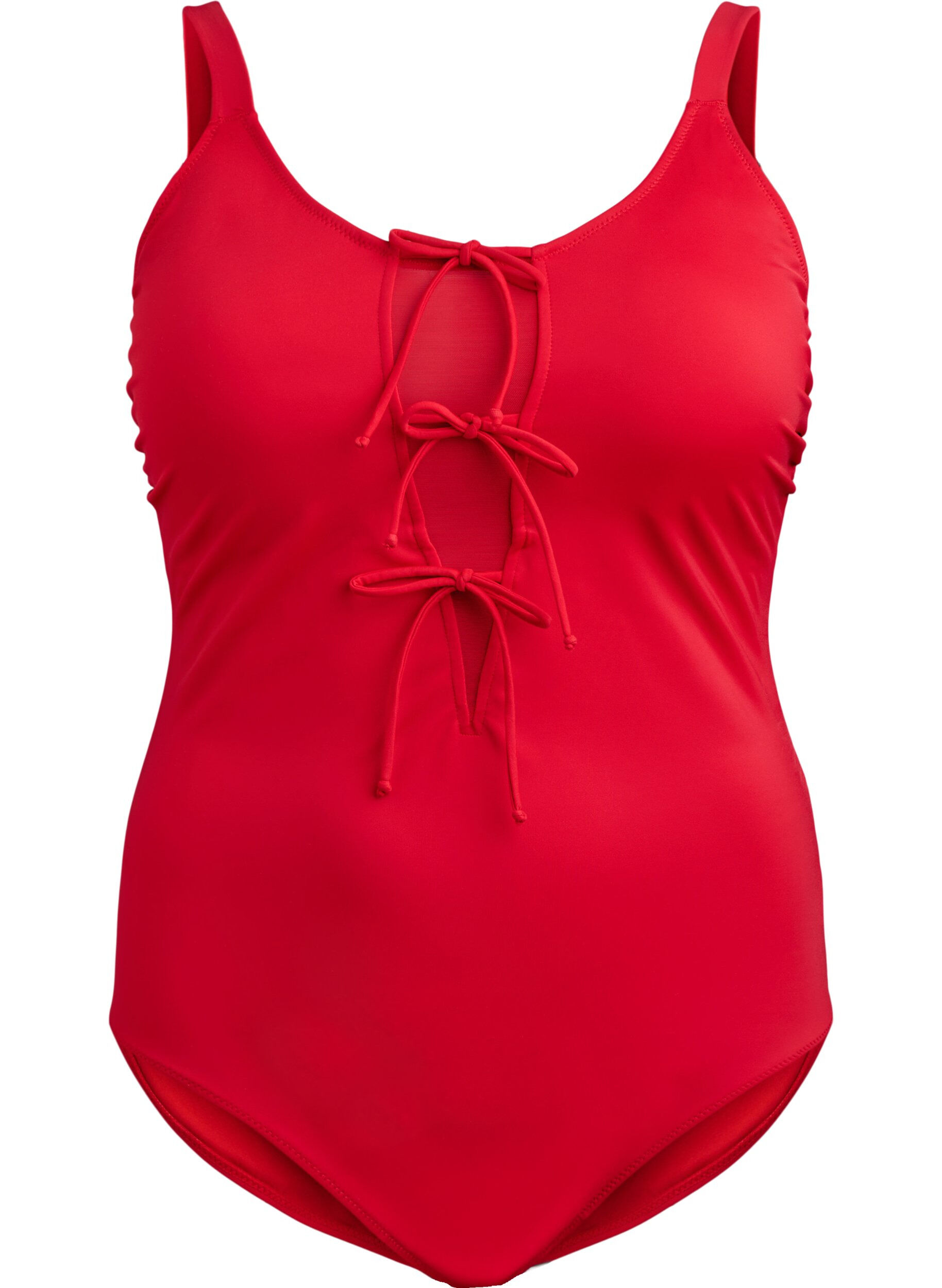 Badedragt med sl&oslash;jfer