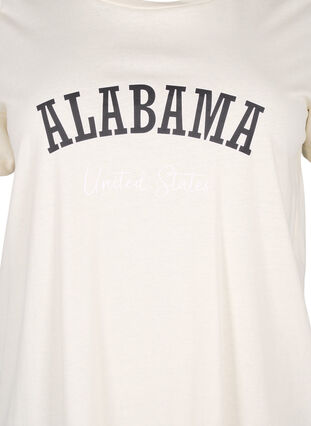 Bomulds t-shirt med tekst, Antique W. Alabama, Packshot image number 2