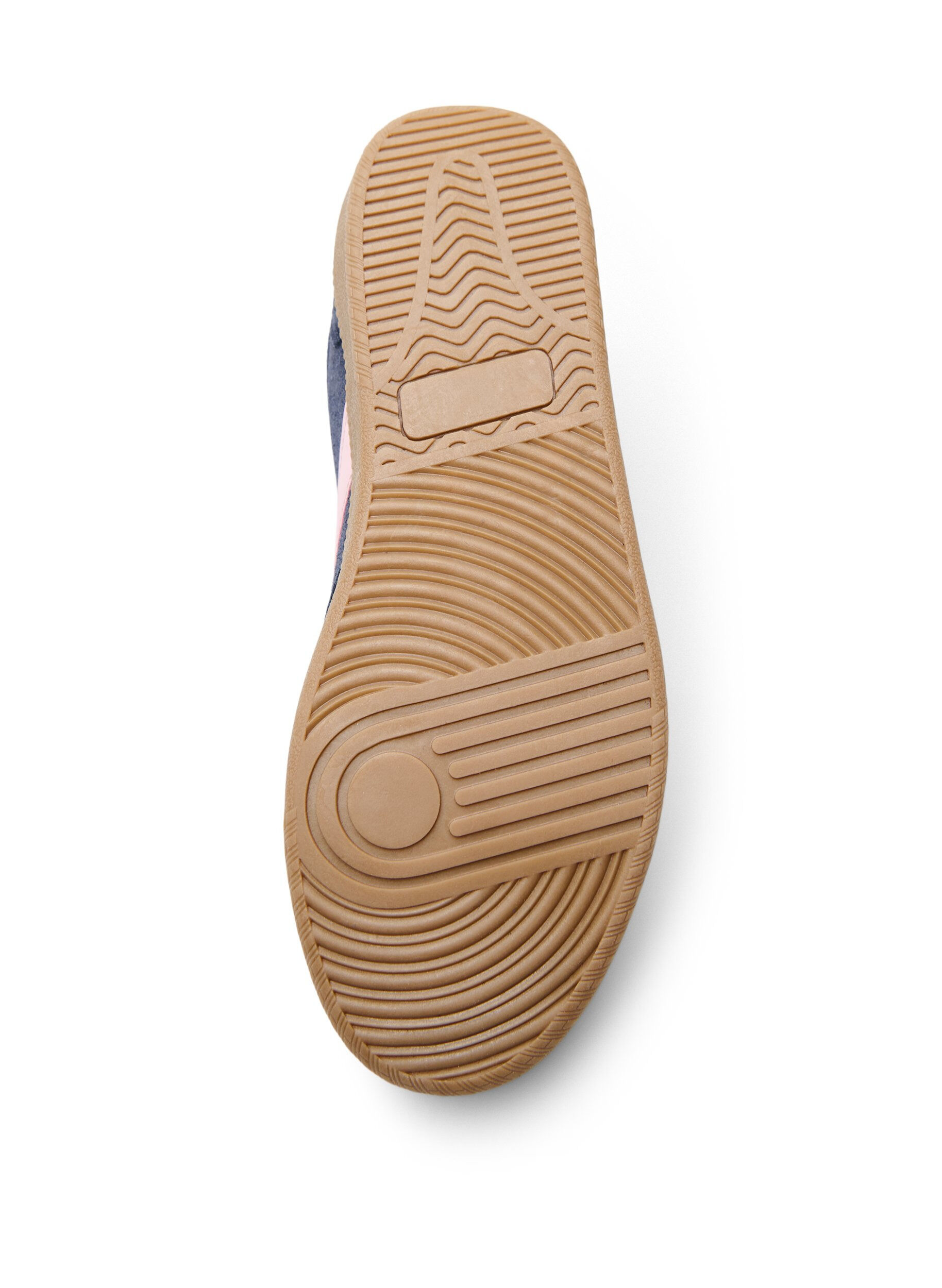 ZizziSneakers i imiteret ruskind, Bl&aring;, Packshot image number 4