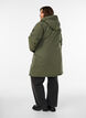 Vandafvisende parka med h&aelig;tte og funktionelle detaljer, Gr&oslash;n, Model image number 2