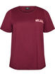 T-shirt med motiv, R&oslash;d, Packshot image number 0