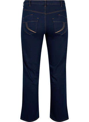 Regular fit Gemma jeans med høj talje, Blue denim, Packshot image number 1