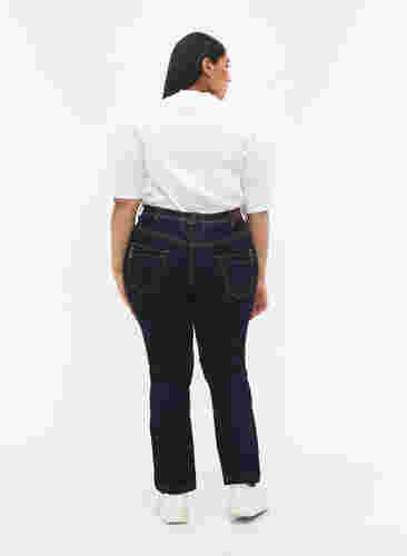 Slim fit Vilma jeans med høj talje, Dk blue rinse, Model image number 2