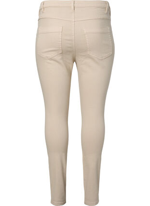 Super slim fit Amy jeans med høj talje, Oatmeal, Packshot image number 1