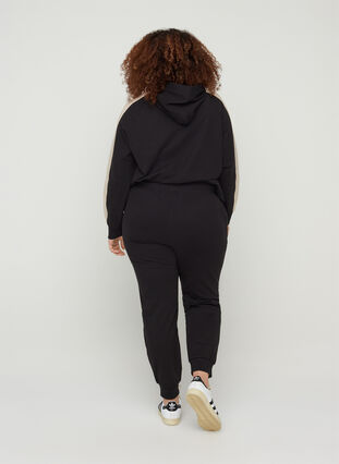 Sweatpants med lommer, Black, Model image number 1