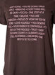 T-shirt med motiv, Brun, Packshot image number 2