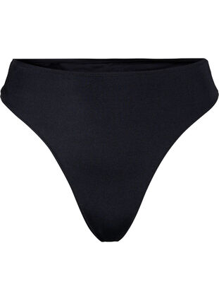 Bikini g-streng med regulær taljehøjde, Black, Packshot image number 0
